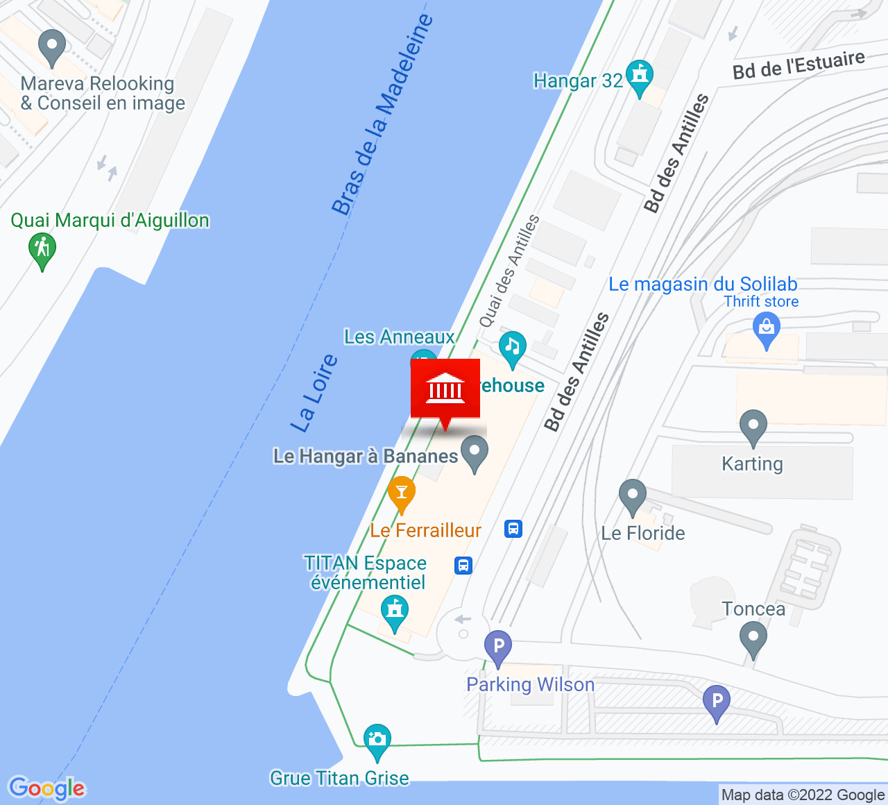 Plan d’accès Théâtre 100 Noms