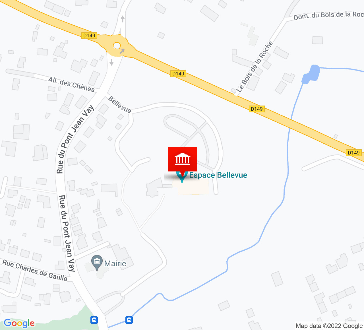 Plan d’accès Espace Bellevue