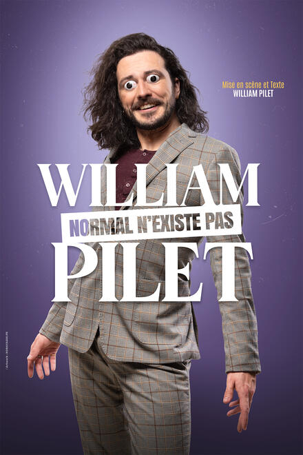 William Pilet « Normal n'existe pas » au Théâtre à l'Ouest Auray