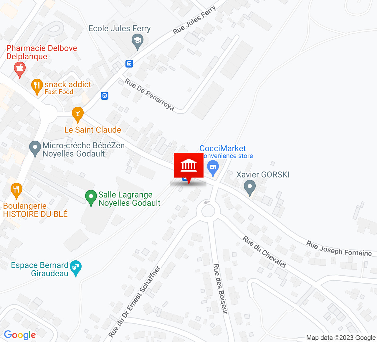 Plan d’accès ESPACE BERNARD GIRAUDEAU