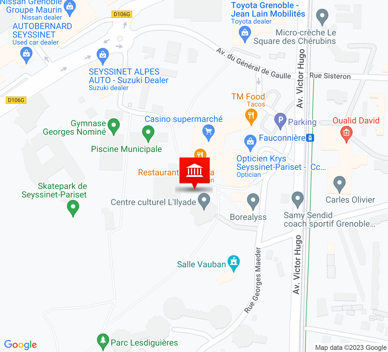 Plan d’accès L'Illiade