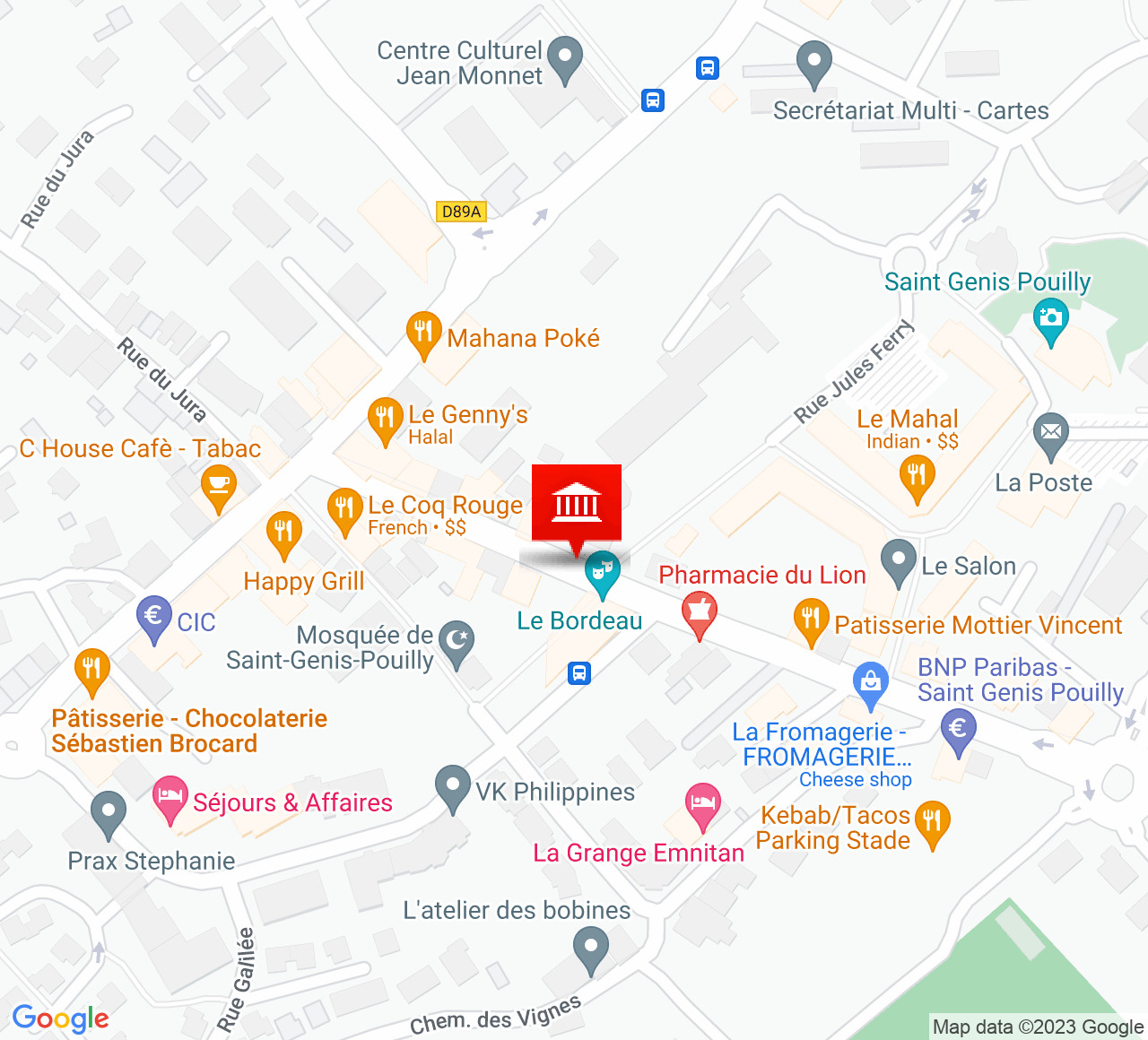 Plan d’accès Le Bordeau