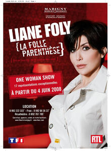 Liane Foly : la Folle Parenthèse, Théâtre Marigny