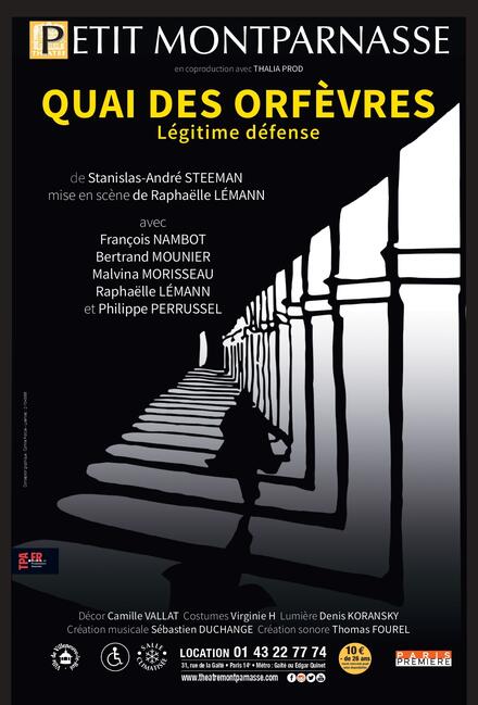 QUAI DES ORFÈVRES - Légitime défense au Théâtre du Petit Montparnasse