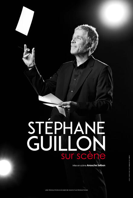 Stéphane Guillon sur scène au Théâtre Kimaimemesuive