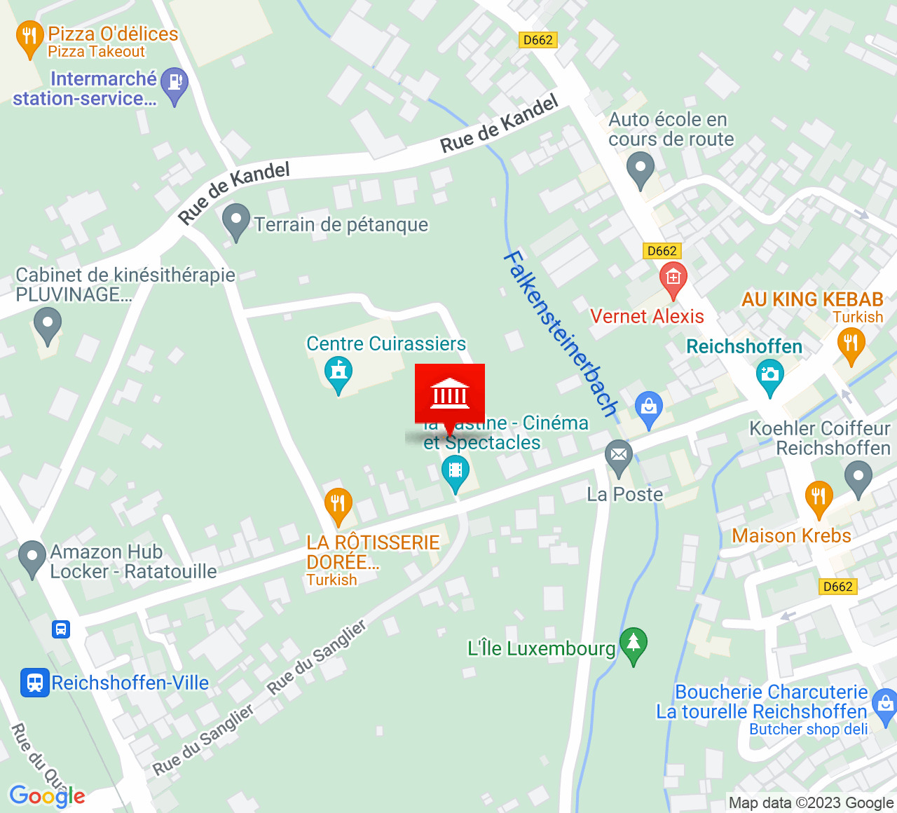 Plan d’accès La castine