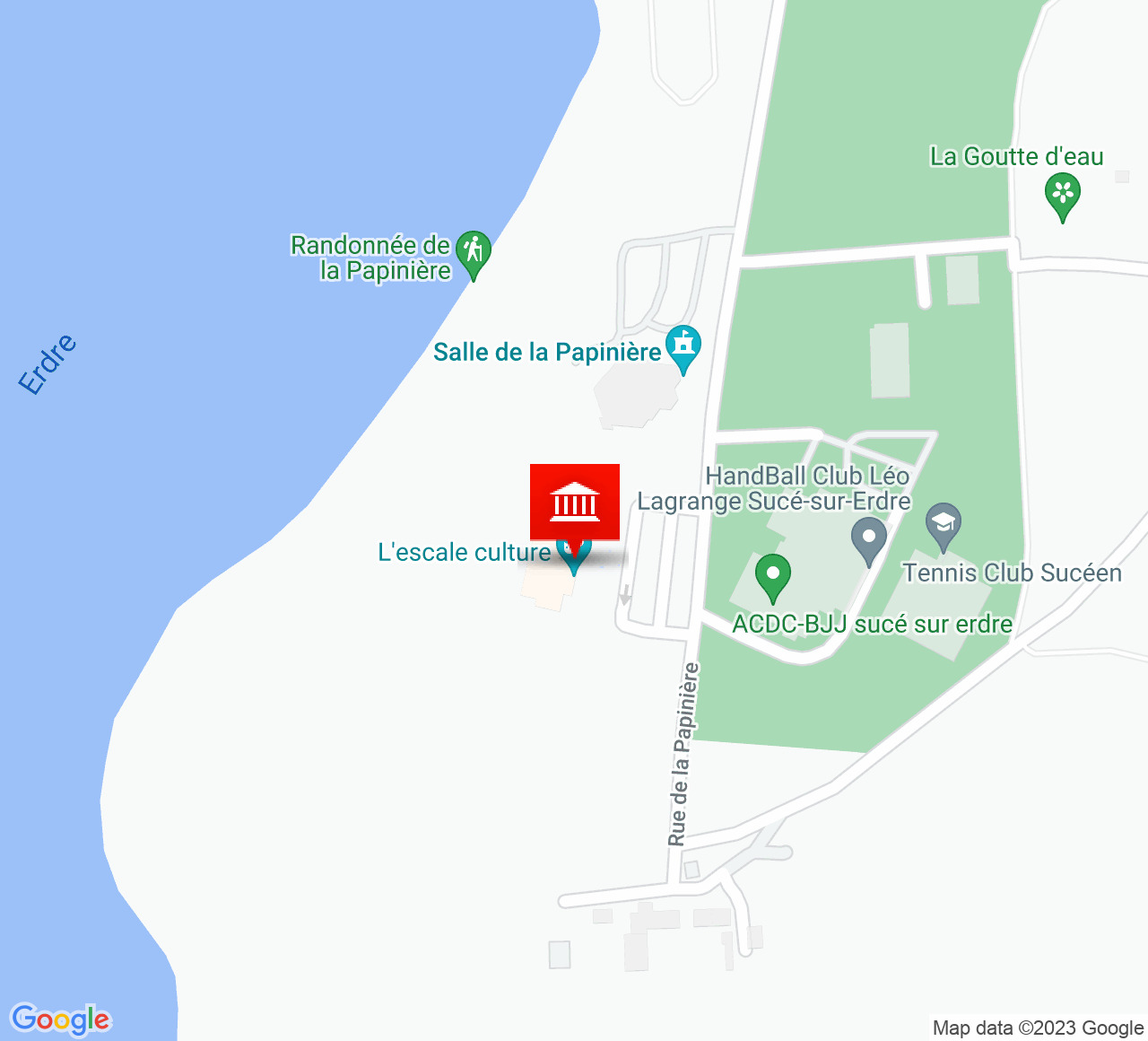 Plan d’accès Escale culture