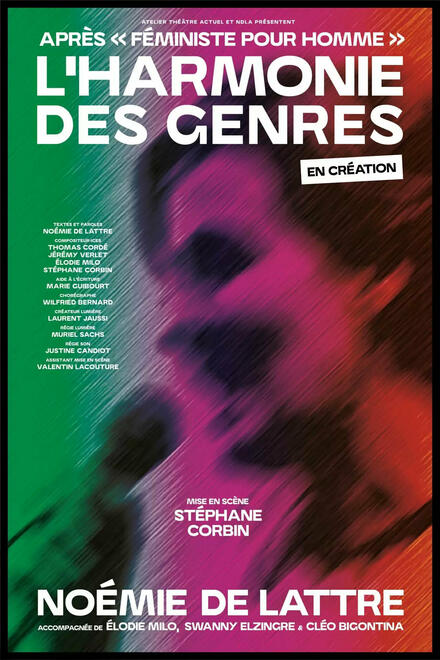 Noémie De Lattre - L'harmonie des genres au Théâtre Les 3T Café-Théâtre