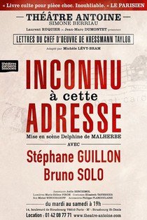 Inconnu à cette adresse, Théâtre Antoine - Simone Berriau
