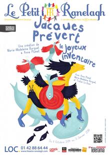 Jacques Prévert, le joyeux inventaire !, Théâtre le Ranelagh