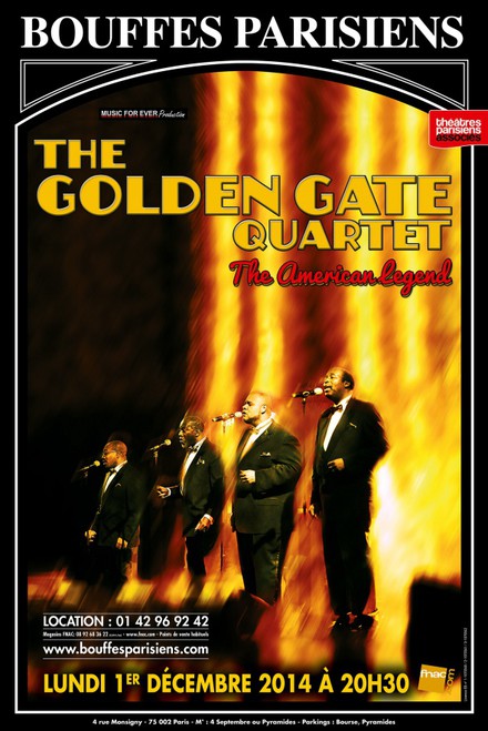 The Golden Gate Quartet au Théâtre des Bouffes Parisiens