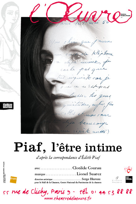 Piaf, l'être intime au Théâtre de l'Œuvre