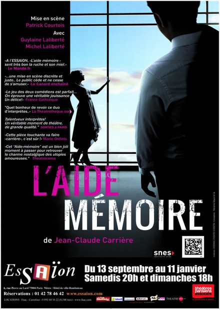 L'Aide-Mémoire, de Jean-Claude Carrière au Théâtre Essaïon