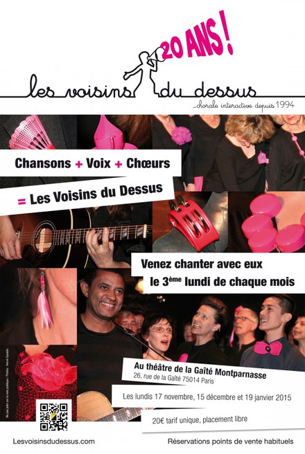 Les Voisins du dessus fêtent leur 20 ans au Théâtre de la Gaîté Montparnasse