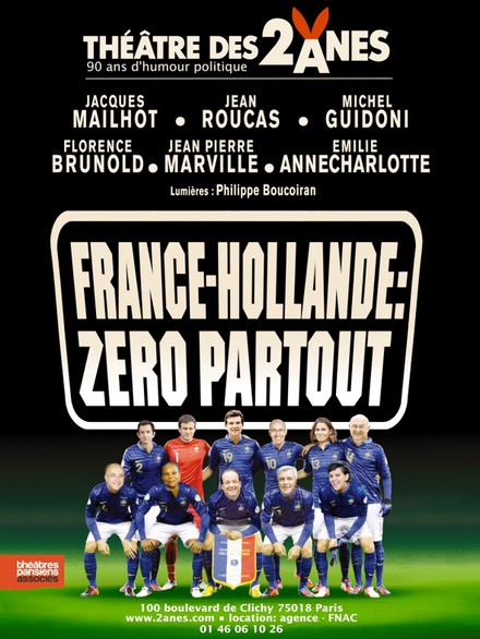 France-Hollande : zéro partout au Théâtre des Deux Anes