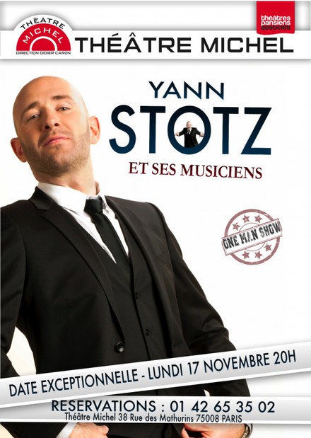 Yann Stotz et ses musiciens au Théâtre Michel