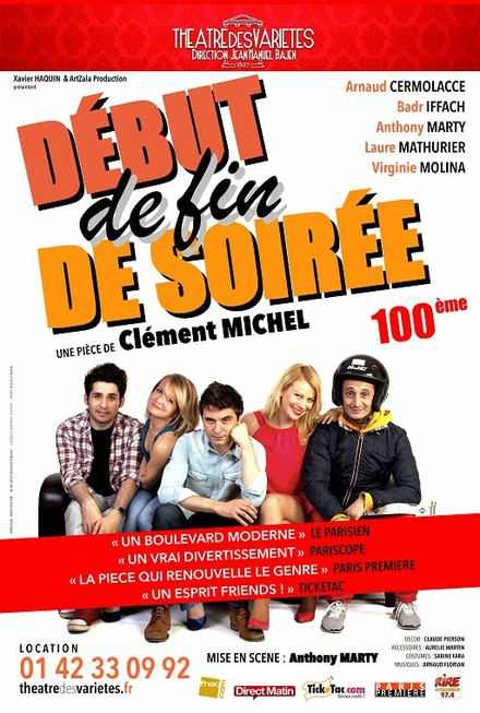DEBUT DE FIN DE SOIREE au Théâtre des Variétés