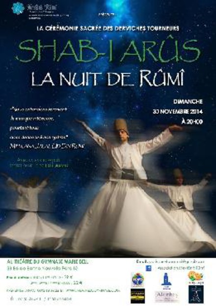 Shab-i Arus : La soirée sacrée des derviches tourneurs au Théâtre du Gymnase Marie Bell