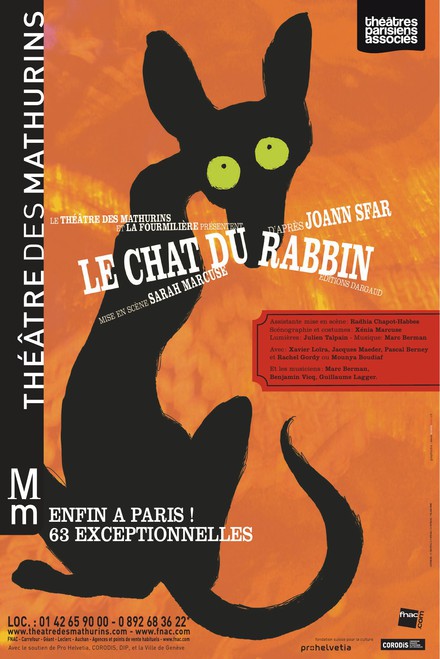 Le Chat du Rabbin au Théâtre des Mathurins (Grande salle)