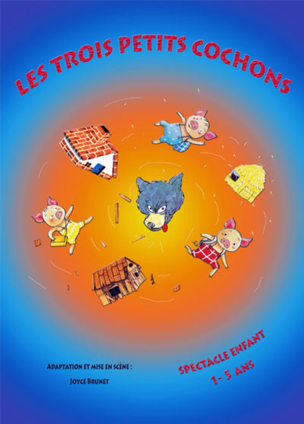 Les trois petits cochons au Théâtre Essaïon