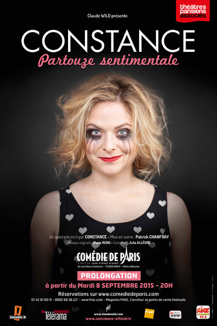 Constance, "Partouze sentimentale" au Théâtre Comédie de Paris