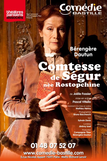 Comtesse de Ségur, née Rostopchine au Théâtre Comédie Bastille