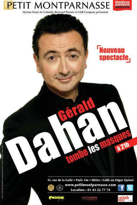 Gérald Dahan tombe les masques au Théâtre du Petit Montparnasse