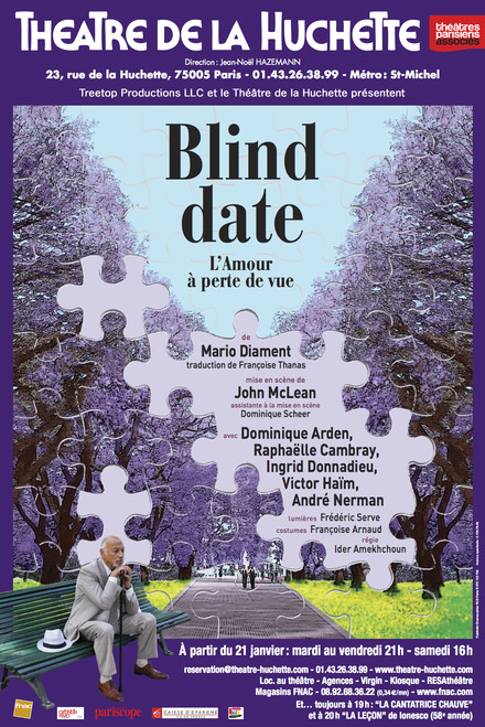 Blind date, l'amour à perte de vue au Théâtre de La Huchette