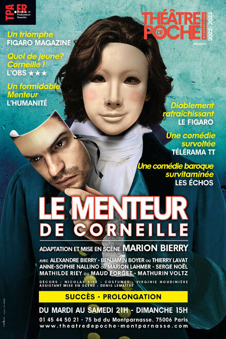Le Menteur au Théâtre de Poche-Montparnasse