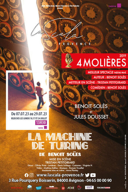 La Machine de Turing au Théâtre La Scala Provence