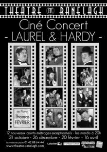 Ciné Concert - Laurel & Hardy, Théâtre le Ranelagh