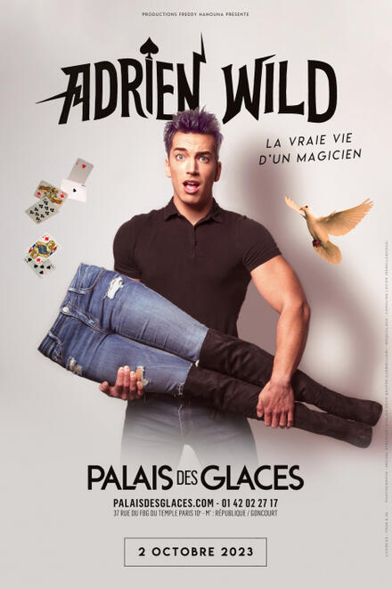 Adrien Wild dans la vrai vie d'un magicien au Théâtre Palais des Glaces