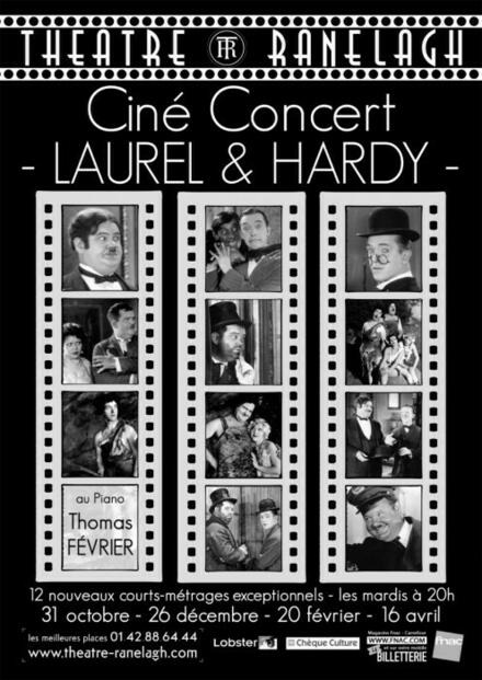 Ciné Concert - Laurel & Hardy au Théâtre le Ranelagh