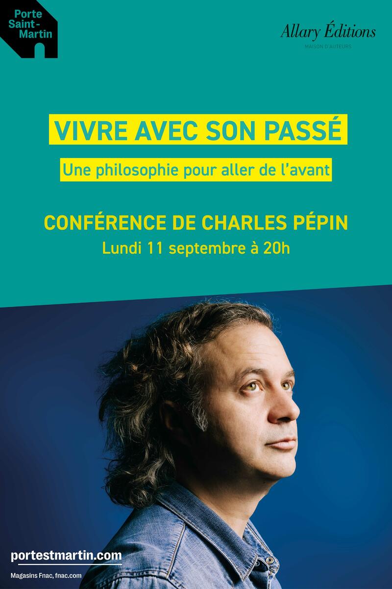 Conférence de Charles Pépin au Théâtre de la Porte Saint-Martin