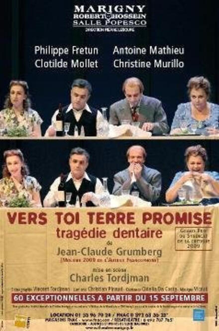Vers toi terre promise, tragédie dentaire au Théâtre Marigny Studio