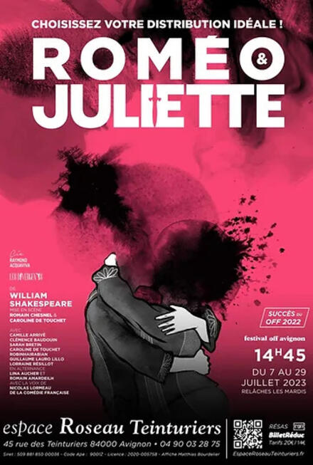 Roméo et Juliette au Théâtre Espace Roseau Teinturiers