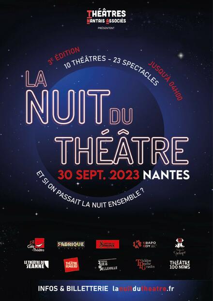 La Nuit du Théâtre #3 : "Nuit d'Ivresse" au Théâtre 100 noms