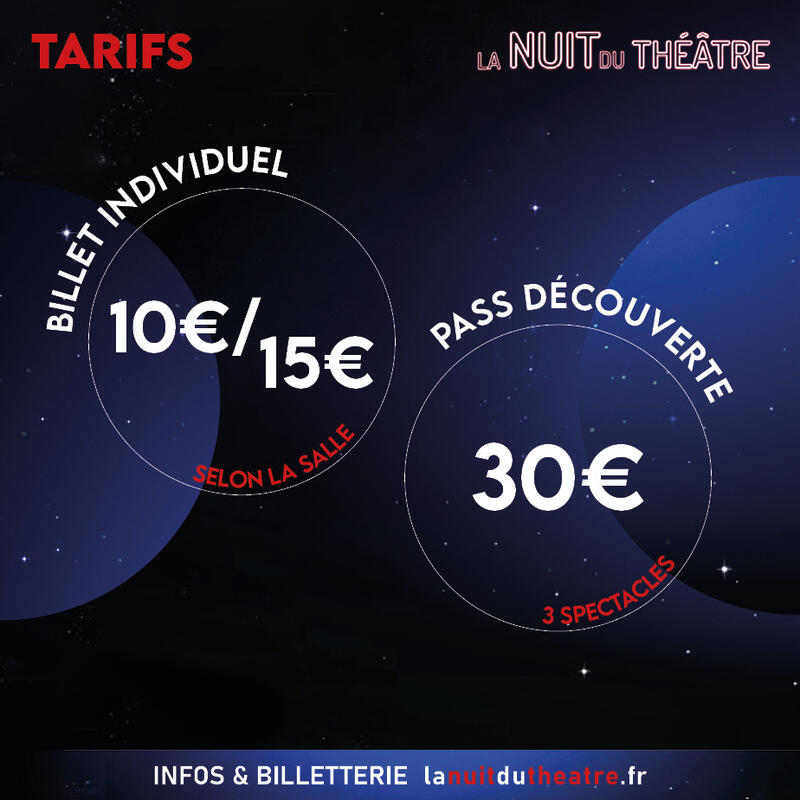 La Nuit du Théâtre #3 : "Nuit d'Ivresse" au Théâtre 100 noms