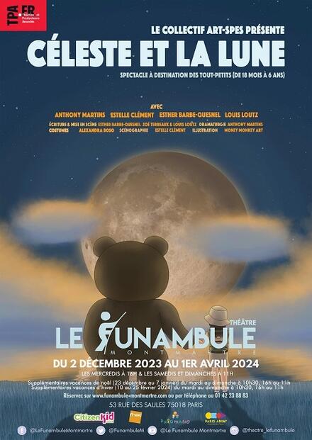 Céleste et la lune au Théâtre du Funambule Montmartre