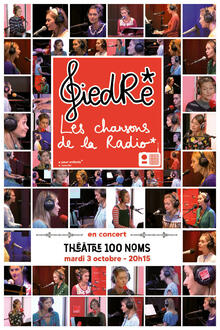 GIEDRÉ - Les chansons de la radio, Théâtre 100 noms
