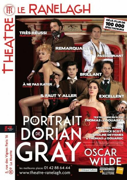 Le portrait de Dorian Gray au Théâtre le Ranelagh