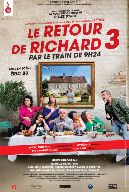 Le retour de Richard 3 par le train de 9h24 au Théâtre Atelier Théâtre Actuel