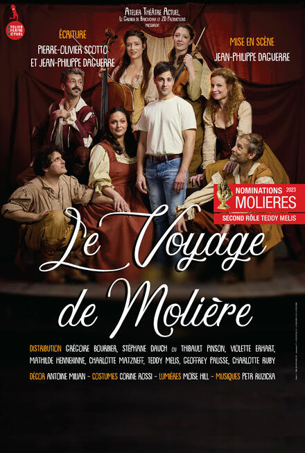 Le Voyage de Molière au Théâtre Atelier Théâtre Actuel