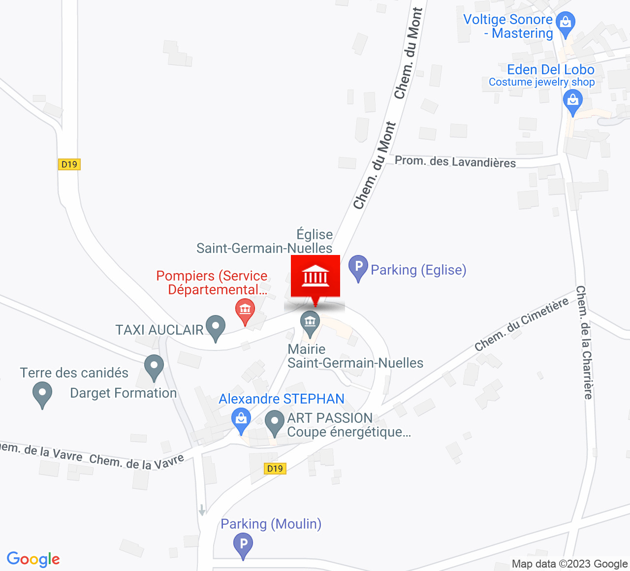 Plan d’accès Salle des Fêtes