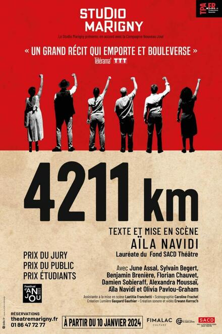 4211 km au Théâtre Marigny Studio
