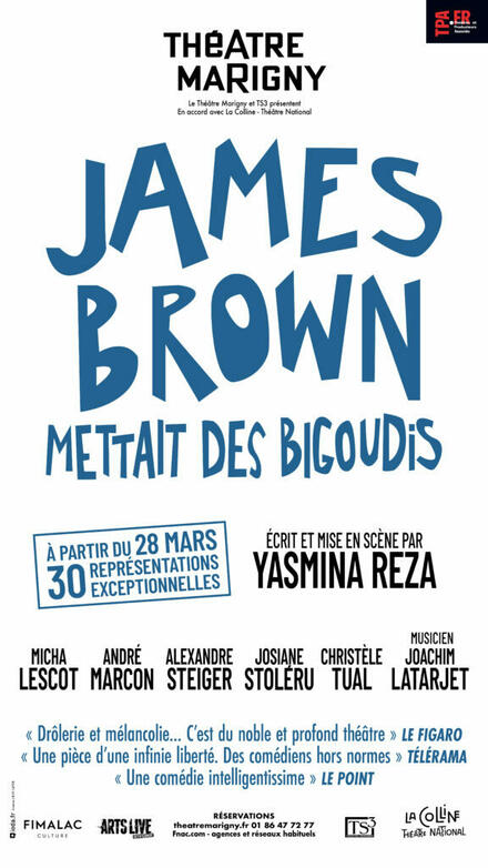 James Brown mettait des bigoudis au Théâtre Marigny