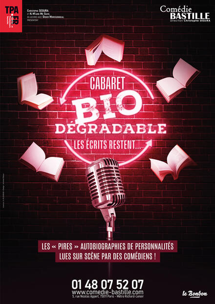 Cabaret BIO dégradable : les écrits restent ... au Théâtre Comédie Bastille