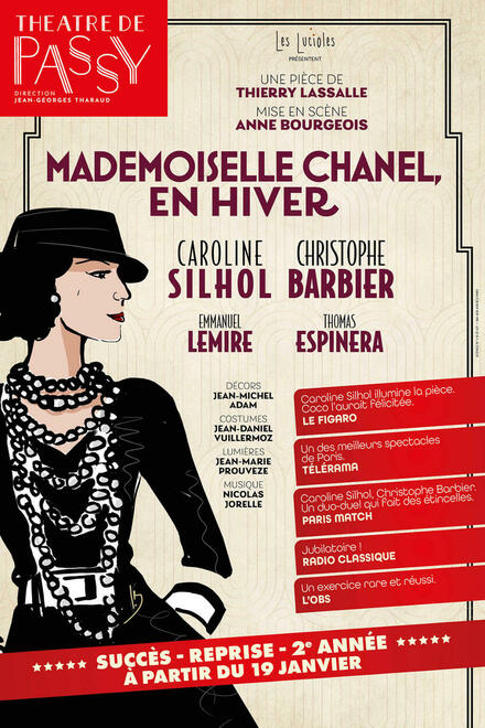 Mademoiselle Chanel en Hiver au Théâtre de Passy