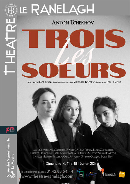 Les trois Sœurs au Théâtre le Ranelagh