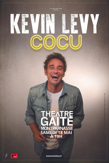 Kevin Levy dans COCU au Théâtre de la Gaîté Montparnasse